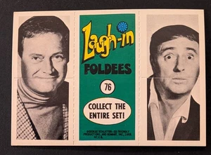 1968 Scanlens Rowan & Martins Laugh In FOLDEES Card 76 Abe Lincoln UNFOLDED NM - Bild 1 von 3