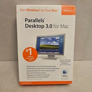 2008 Parallels Desktop 3.0 For Mac Run Windows on Your Mac NEW Factory Sealed - Picture 1 of 4