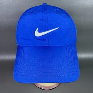 Nike Legacy91 Hat Dri-Fit Blue Hook & Loop Strap Running Golf Tennis Lightweight - Picture 1 of 14