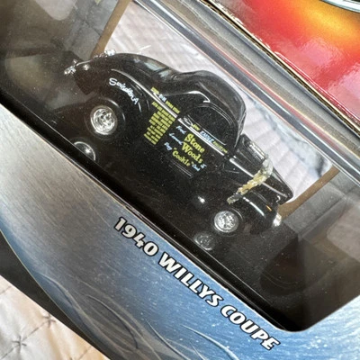 100% Hot Wheels - 1940 Willys Coupe #14 Black -Collectible. Sealed Unopened Box - Image 1 of 4
