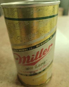 Vintage seltene ungeöffnete Miller Bierdose mit T-Shirt innen - Bild 1 von 2