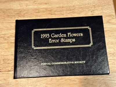 1993 Garden FlowersError Stamps Booklet Mint Condition - Image 1 of 2
