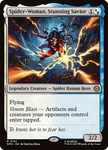 MTG magic cards 1x Spider-Woman, Stunning Savior Marvel's Spider-Man NM-Mint, En - Picture 1 of 1