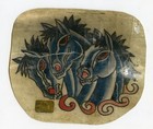 vintage shop print 1970s bert grimm pike pharoahs horses tattoo flash cut 5x6