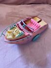 Large Pink Barbie Speed Boat 44Cm Long By 18Cm Wide With Opening Front And Rear
