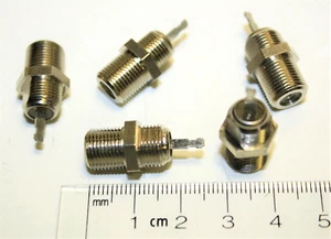 10 pieces F-Type Female Chassis Mount F-61 Connectors - Picture 1 of 3