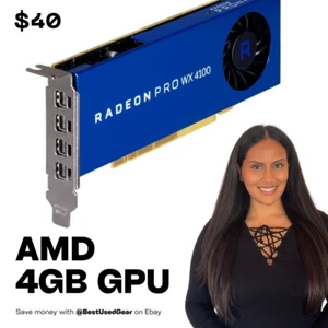 AMD Radeon Pro WX 4100 4GB GDDR5 GPU - Picture 1 of 3