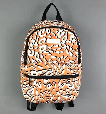 Mochila Ted Baker Puffer con Bolsa Naranja Blanco Estampado Leopardo Viaje Informal Foto 1 de 4