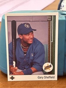1989 Upper Deck - Right Side Up SS on Front #13 Gary Sheffield (RC)