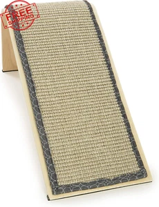 Smartykat Sisal Angle Cat Scratch Ramp, Includes Catnip - Natural, One Size - Picture 1 of 12