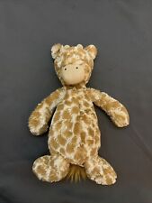 Jellycat Bashful Giraffe Plush Bean Bag 12" Stuffed Animal Toy