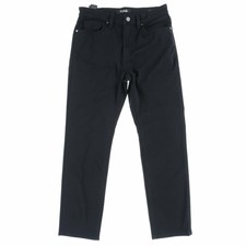 34 Heritage Comfort Rise Relaxed Straight Leg Pant 1118 Black Mens 33 NEW