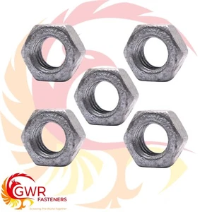 HEXÁGONO GALVANIZADO DE ALTA TRACCIÓN TUERCAS COMPLETAS MÉTRICAS HILO GRUESO GRADO 8 DIN 934 - Imagen 1 de 3