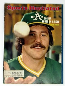 Sports Illustrated October 7, 1974 Catfish Hunter The A's Go for Three in a Row - Picture 1 of 2