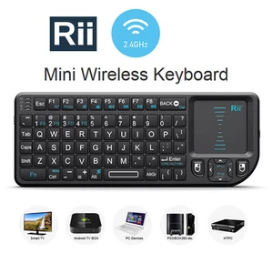 Genuine Rii X1 Wireless Mini Keyboard + Touchpad for PC Android TV Box Smart TV - Picture 1 of 8