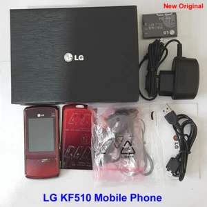 100% Genuine LG KF510 GSM 3.15 MP GPRS EDGE Bluetooth unlock mobile phone Red - Picture 1 of 11