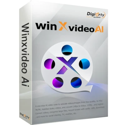 Digiarty WinXvideo AI (KI) 1 Jahr Lizenz für 3 PC Garantie Download - Bild 1 von 4