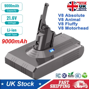 9000mAh Battery Replacement For Dyson V8 Absolute V8 Animal SV10 Vacuum Cordless - Picture 1 of 13