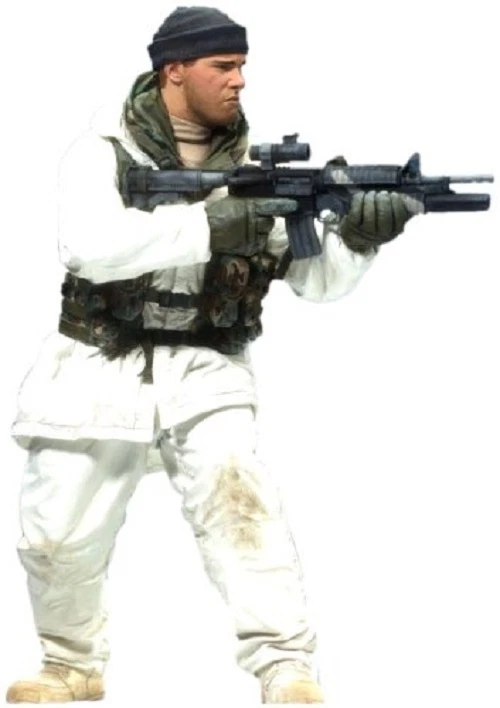 Boneco caucasiano McFarlane's Military Series 4 Army Ranger Arctic Operations JC - Imagem 1 de 1
