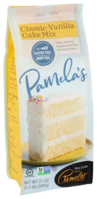 Pamela'S Clásico Pastel de Vainilla Mezcla Sin Gluten 21 OZ Paquete de 1 Foto 1 de 4
