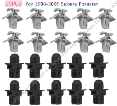 20Pcs Grille Retainer Clips For 1998-2005 Subaru Forester 91017AA010 91059FC041 Foto 1 de 4