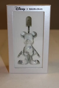 Disney X Baublebar 3D Mickey Mouse Snowflake Keychain Bag Charm Keychain NWT - Picture 1 of 5