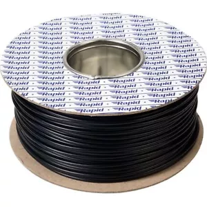 32/0.2 Multi Strand Equipment Wire Circuit Hookup Linking Cable Black Per 5mtrs - Picture 1 of 1