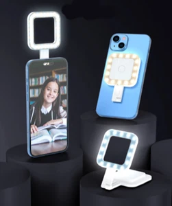 Rechargeable LED Folding Magnetic Led Fill Light Portable Phone Selfie Light - Picture 1 of 8