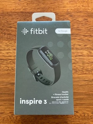 Fitibit  - Inspire 3 (Brand New, Never Opened, Black, Midnight Zen) - Image 1 of 4