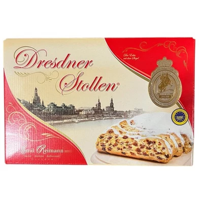 Original Dresden Stollen 1 kg Buttestollen Raisins Reimann (21.99 EUR/kg) - Image 1 of 2