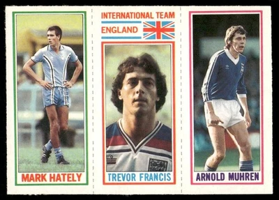 1981 Topps English League EPL Arnold Muhren/Trevor Francis/Mark Hately - Image 1 of 2