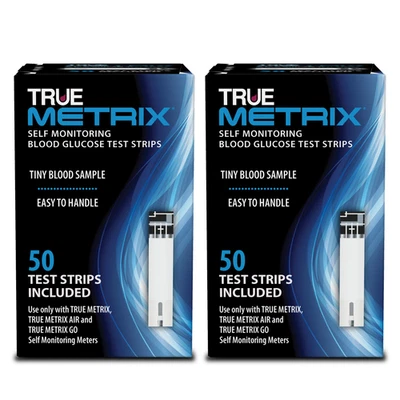 True Metrix Blood Glucose Test Strips 100Ct, Exp 12/26, FREE + FAST SHIPPING - Image 1 of 2
