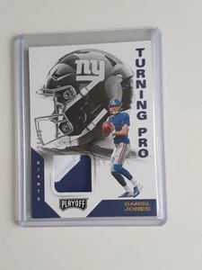 2019 PLAYOFF DANIEL JONES ROOKIE TURNING PRO PATCH SP#20/50-GAME WORN-TP2 - Picture 1 of 1