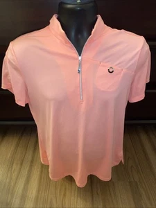 JAMIE SADOCK Women’s Pink Golf Top 1/4 Zip Size Large - Picture 1 of 7