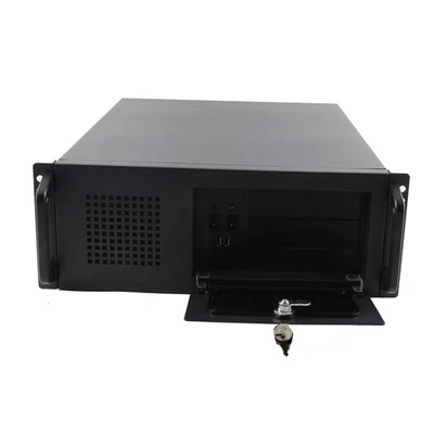 4U Server Case Rack Mount 4U Server Chassis Lockable Computer Cases for Home Lab - Image 1 of 4