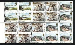 Guernsey MNH Sc 297 a-b Booklet panes Value $ 6.50 - Picture 1 of 1