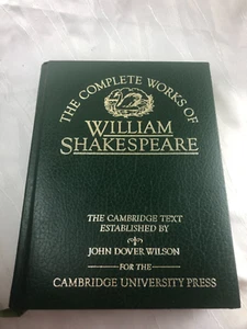 THE COMPLETE WORKS OF WILLIAM SHAKESPEARE - LARGE HARD COVER BOOK - Picture 1 of 3