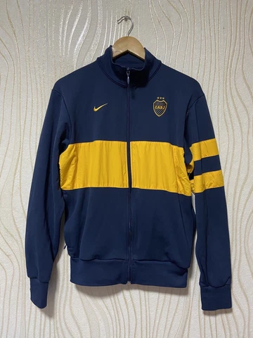 BOCA JUNIORS FOOTBALL SOCCER TRACK JACKET NIKE 362126-451 sz S MEN Cover