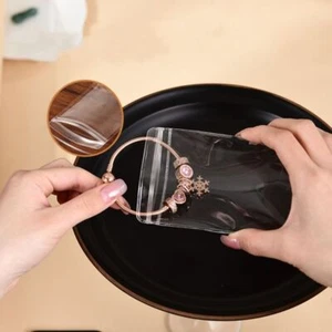 Transparent Jewelry Packaging Bags Mini Gift Jewelry Pouch Dustproof - Picture 1 of 15