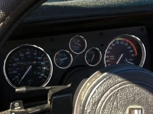 Fits Chevrolet Camaro III 82-92 Gepolijst Aluminium Dashboards Ringen 5 stuks - Picture 1 of 7