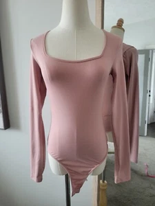 Mikey & Joey Mauve Dusty Pink Langarm Body Schwarz S - Bild 1 von 8