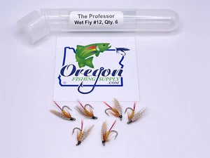 "The Professor" Wet Fly, 6 Fly in tube, FREE shipping on Additional Items! - Picture 1 of 4