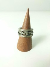 Justin Davis MEDIEBAL WEDDING BAND SV925 15 No. SLV Size US 8 Ring 0370