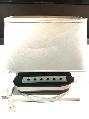 Pottery Barn Nautical Boat Table Lamp Red White & Blue Approx. 14.75"H X 13.25"W - Image 1 of 4