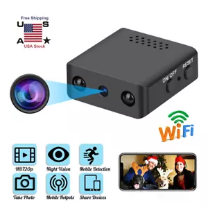 Home Security Cam Mini WiFi HD 1080P 32GB Camera PIR Motion Detection Night DVR - Picture 1 of 16