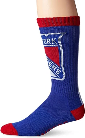 New York Rangers Adult Sport Socks by '47, 1-Pack SIZE L NHL Cover