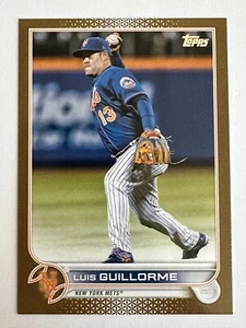 2022 Topps Update Luis Guillorme Gold /2022 #US107 New York Mets - Picture 1 of 2