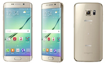 DOCOMO SAMSUNG SC-04G GALAXY S6 EDGE 64GB ANDROID 5.0 PHONE UNLOCKED GOLD NEW - Image 1 of 4