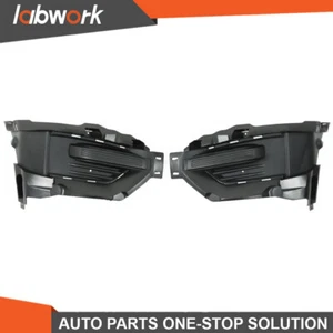 Labwork Fog Light Cover Trims For 2020-2022 Ford Explorer Left+Right Side Black - Picture 1 of 11