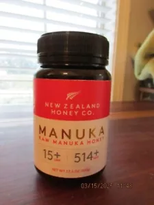 New Zealand Honey Co. Raw Manuka Honey UMF 15+ |MGO 514+ UMF Certified 17.6ozNEW - Picture 1 of 4